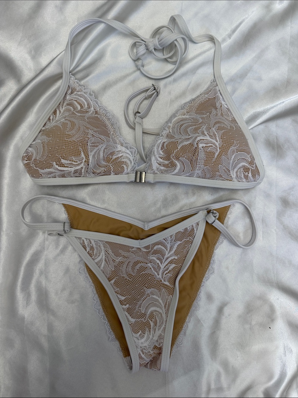 Ivy Swimwear Lana White Lace Bikini